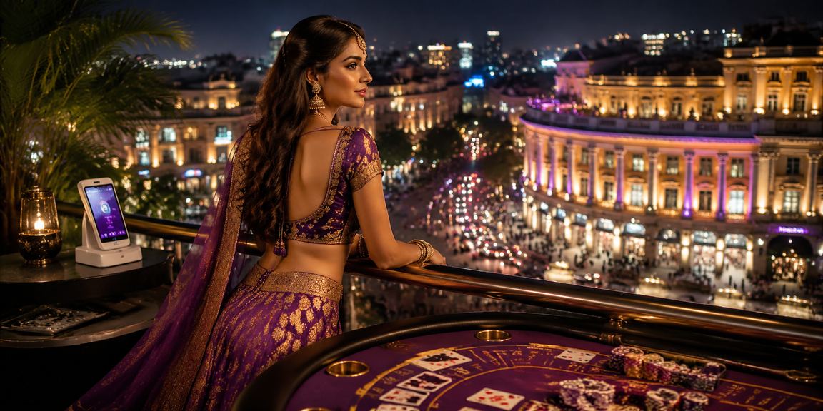 Delhi Connaught Place Baccarat Neon